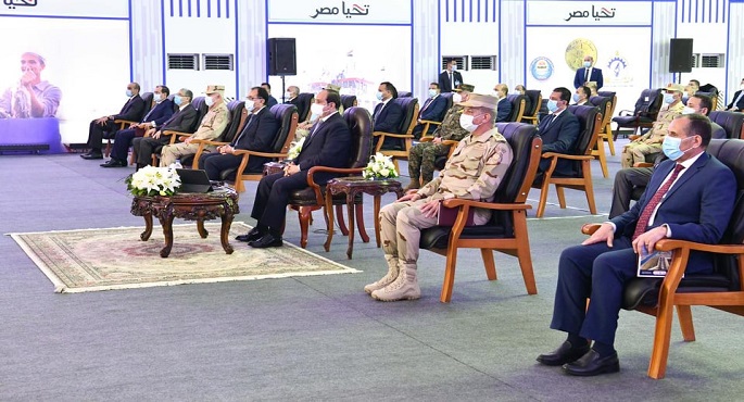 بالفيديو .. السيسي يفتتح عبر الفيديو كونفرانس عدة مشروعات قومية بالنوبارية والفيوم ورأس سدر والعين السخنة