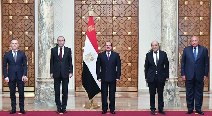 الرئيس السيسي يبحث مع “مجموعة ميونخ” جهود دعم مسار عملية السلام بالشرق الأوسط