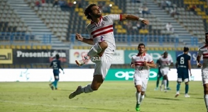 الزمالك يفوز على إنبي 2-1 بالدوري الممتاز