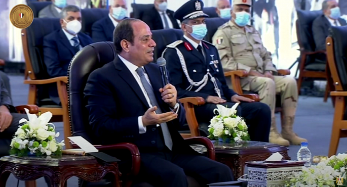 الرئيس السيسي يشهد افتتاح مشروع الفيروز للاستزراع السمكي بشرق التفريعة بمحافظة “بورسعيد”