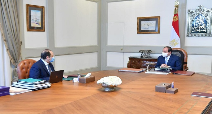 السيسي يستعرض مع رئيس المخابرات العامة التطورات الخاصة بملفات الأمن القومي