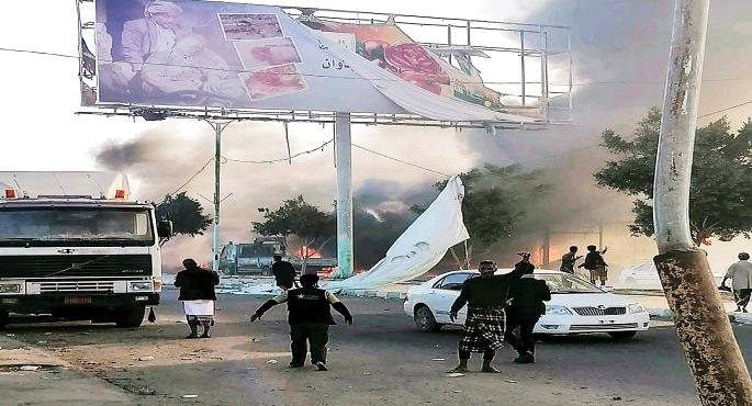 عشرات القتلى والجرحى جراء انفجار محطة لبيع الغاز المنزلي وسط اليمن