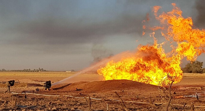 ناشطون سوريون : طائرة مسيرة مجهولة تقصف منشأة نفطية شمال سوريا