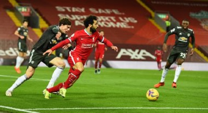 ليفربول يفقد وصافة الدوري الإنجليزي بتعادل مع مانشستر يونايتد بمشاركة صلاح