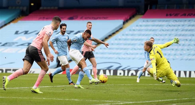 مانشستر سيتي يفوز على شيفيلد يونايتد.. وكريستال بالاس على وولفر هامبتون في الدوري الإنجليزي