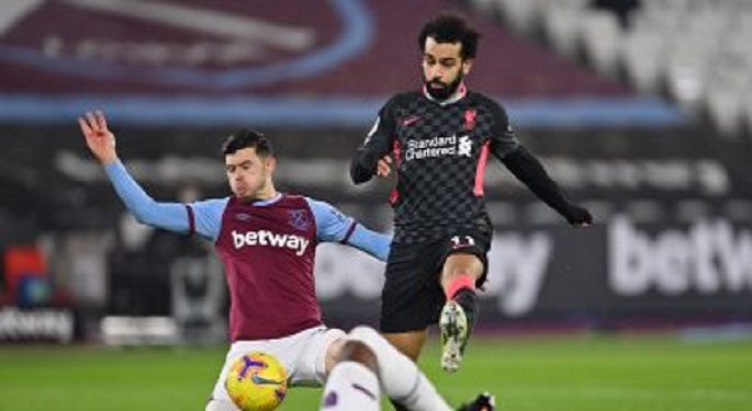 ثنائية محمد صلاح تقود ليفربول للفوز على وست هام 3-1 بالدوري الإنجليزي
