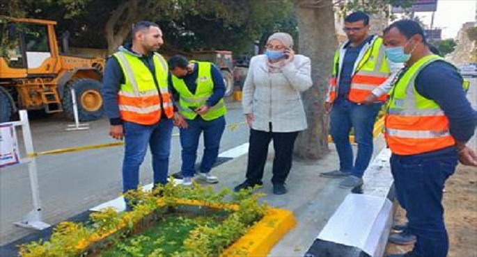 تطوير شارع المنيل الرئيسى واستمرار إزالة التعديات أسفل كوبرى العاشر بمصر القديمة محافظة القاهرة