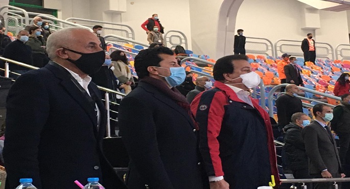 وزير الشباب والرياضة يؤازر المنتخب الوطني لكرة اليد أمام بيلاروسيا