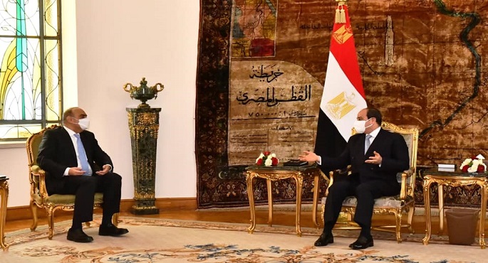 بالصور.. السيسي يعرب عن تطلعه لمواصلة التنسيق بين مصر والأردن على مختلف المستويات