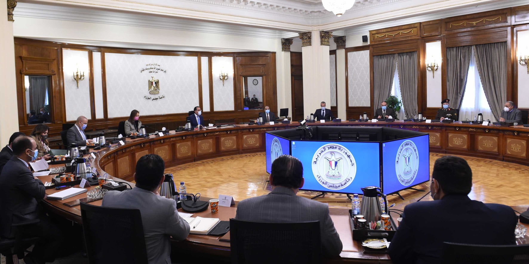 بالصور..رئيس الوزراء يتابع خطوات المسح الشامل للقرى المُستهدف تطويرها بالمُبادرة الرئاسية “حياة كريمة”