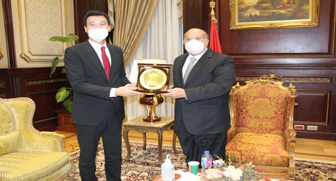 رئيس مجلس الشيوخ  يستقبل سفير كوريا الجنوبية