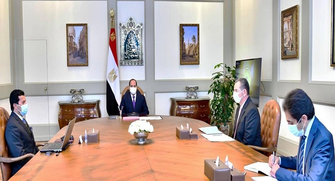 الرئيس السيسي يتابع خطط ومشروعات وزارة الشباب والرياضة على مستوى الجمهورية