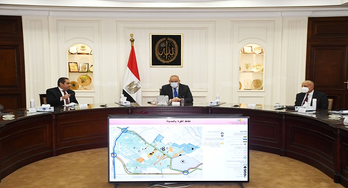 بالصور .. وزير الإسكان يتابع إجراءات تنفيذ مخرجات المخطط الاستراتيجي العام لمدينة سفنكس الجديدة