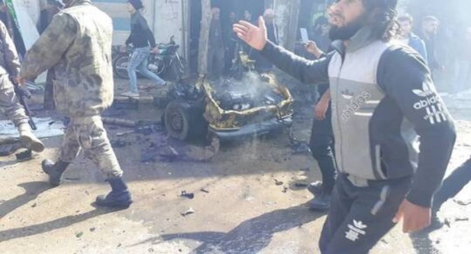 قتيلان و 8 جرحى فى انفجار سيارة بمناطق سيطرة الأتراك شمال حلب