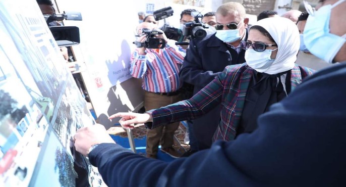 بالصور .. وزيرة الصحة تتفقد أعمال التطوير ورفع الكفاءة الجارية بمستشفى القصاصين بتكلفة 520 مليون جنيه