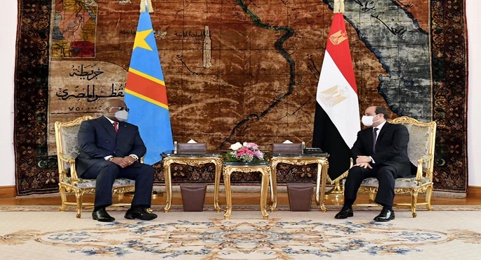 بالفيديو والصور.. الرئيس السيسي يعقد جلسة مباحثات مع رئيس الكونغو الديمقراطية في قصر الاتحادية