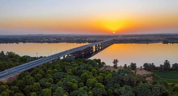 محور كلابشة على النيل بأسوان.. شريان للحياة والتنمية