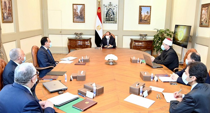 الرئيس السيسي يوجه بتعزيز جهود تطبيق الأساليب التكنولوجية الحديثة فى الزراعة وبالاستمرار فى تطوير برامج تأهيل الأئمة
