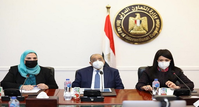 بالصور .. المشاط والقباج وشعراوى يناقشون خطة التوسع في مشروعات برنامج الأغذية العالمي