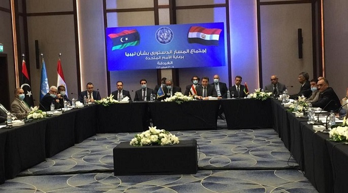 بالصور .. بدء الجلسة الافتتاحية للاجتماع الثالث للمسار الدستوري الليبي بـ الغردقة