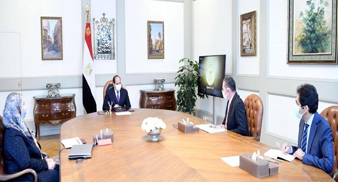 الرئيس السيسي يتابع جهود التنمية المجتمعية في القرى
