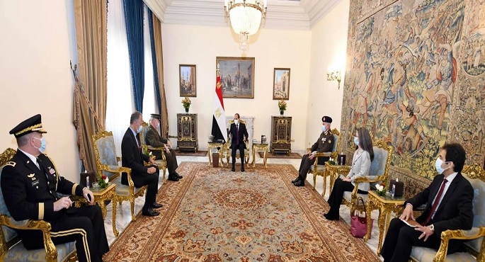 الرئيس السيسى يؤكد خصوصية العلاقات الاستراتيجية الراسخة بين مصر والولايات المتحدة