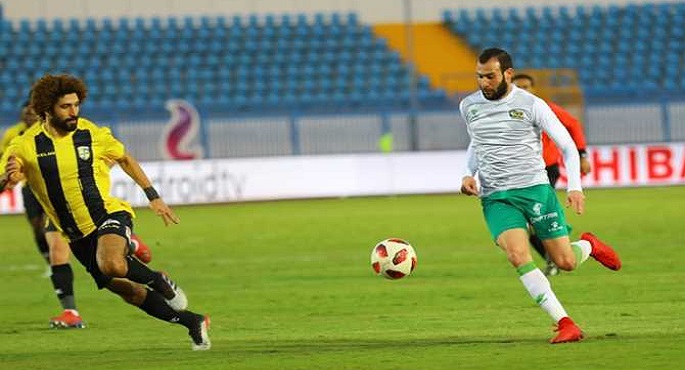 المصري البورسعيدي يفوز علي المقاولون العرب بهدف نظيف في الدوري الممتاز