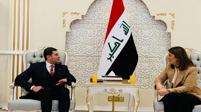 بالصور .. رئيس هيئة الاستثمار والمناطق الحرة يبحث في العراق مشروعات التعاون المشترك