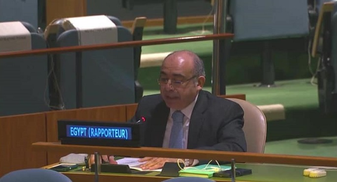 مندوب مصر لدى الأمم المتحدة : إعادة انتخاب مصر مُقرراً للجنة الأممية لحفظ السلام يعكس دورها النشط فى حفظ السلام