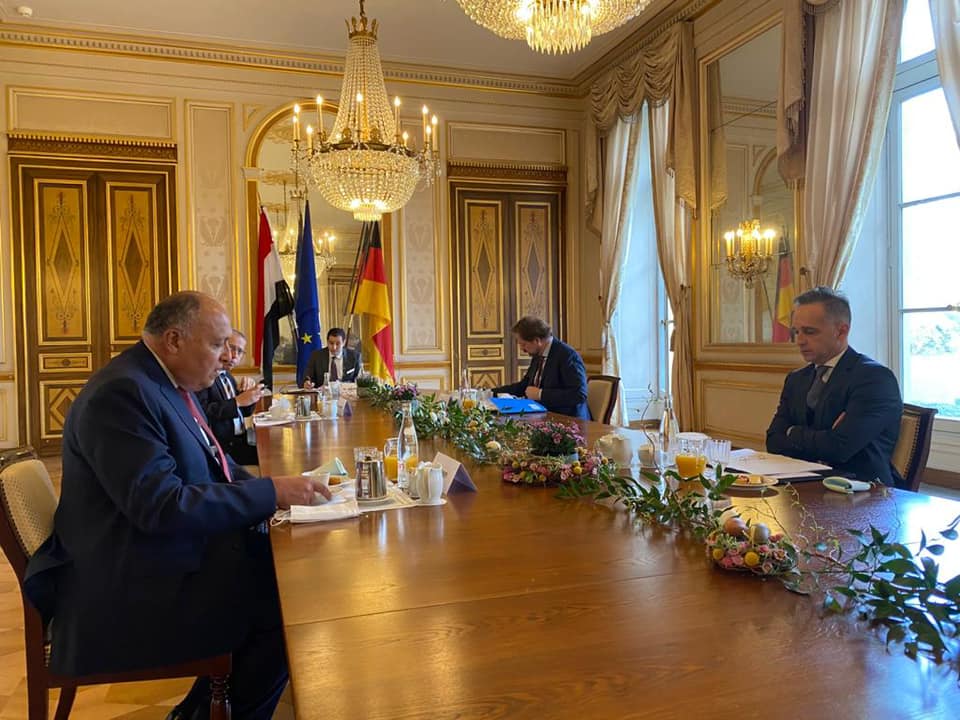 بالصور.. وزير الخارجية يلتقي نظيره الألماني على هامش زيارته الحالية إلى باريس