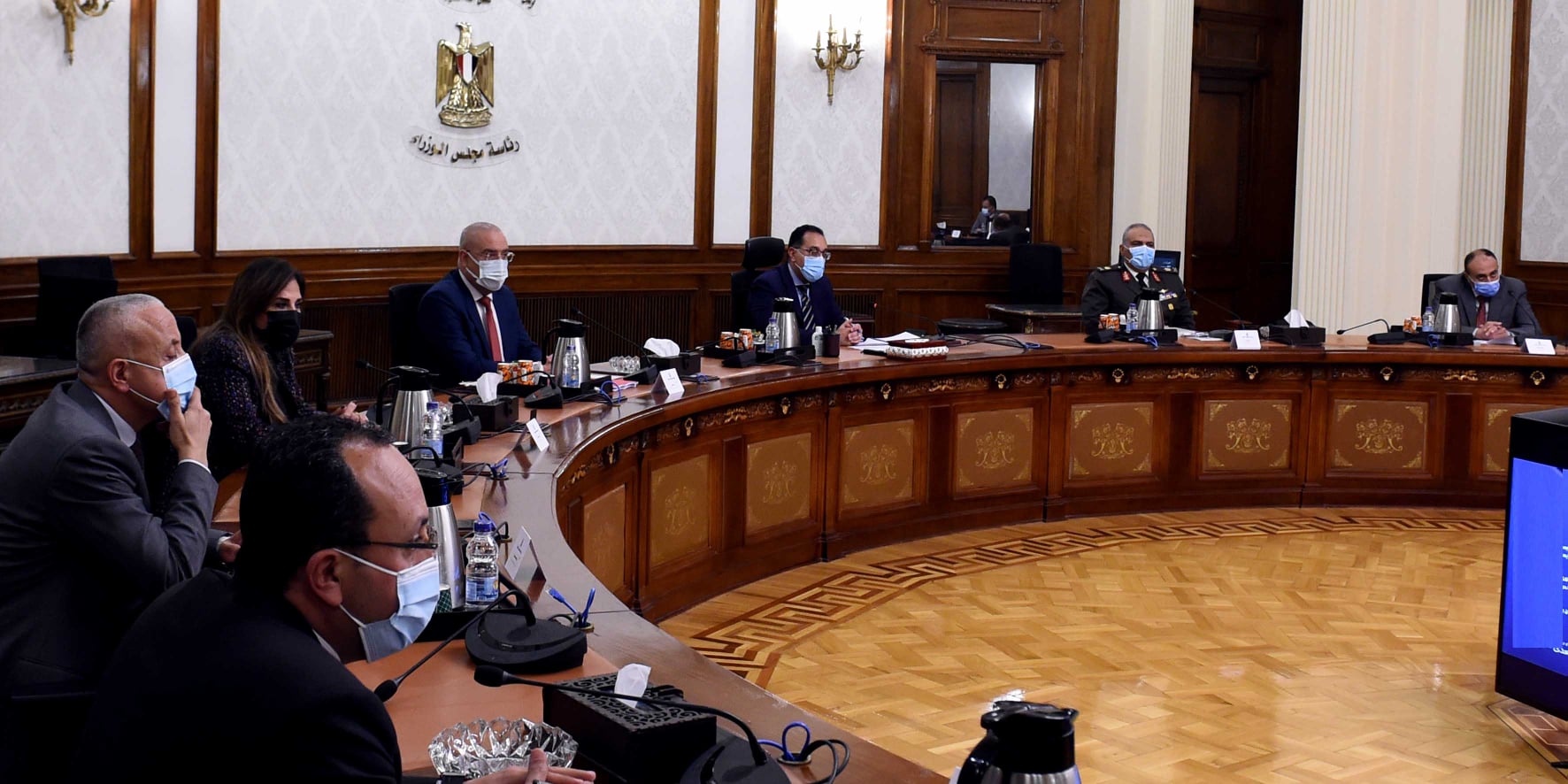 بالصور.. الحكومة تبدأ بحث الترتيبات الخاصة بفعاليات افتتاح العاصمة الإدارية الجديدة بنهاية العام الجاري