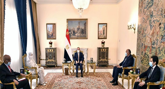 الرئيس السيسي يؤكد أن أمن واستقرار السودان يُعد جزءا لا يتجزأ من أمن واستقرار مصر