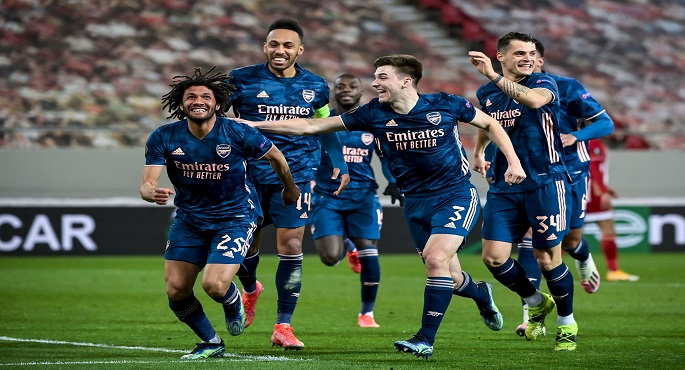 النني يقود أرسنال للفوز على أولمبياكوس 3-1 في الدوري الأوروبي