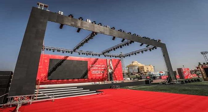 الأقصر تتزين استعدادًا لافتتاح فرع النادى الأهلي