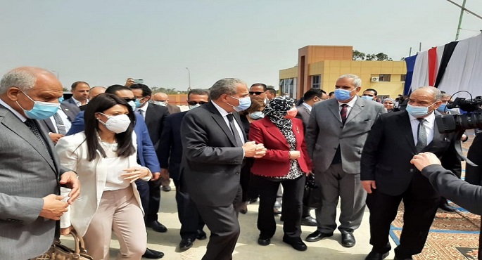 المصيلحي والمشاط يفتتحان أعمال تطوير صوامع التخزين بـ”برقاش” في الجيزة