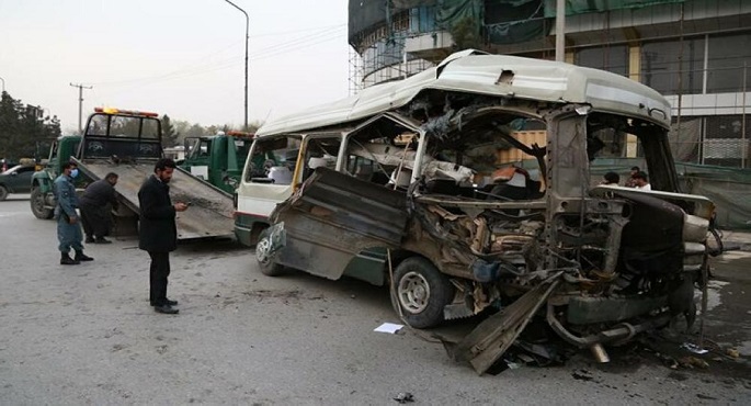 قتلى وجرحى بتفجير حافلة حكومية في العاصمة الأفغانية كابل