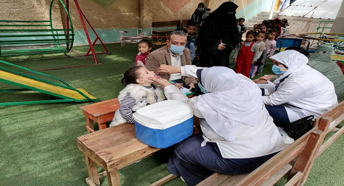 الصحة: تطعيم 13 مليونا و871 ألف طفل حتى الآن في الحملة القومية الثانية للتطعيم ضد مرض شلل الأطفال