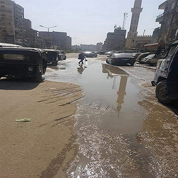 محافظة الجيزة تنفي حدوث كسر لخط غاز بالعمرانية وتوضح أنه كسر بماسورة مياه