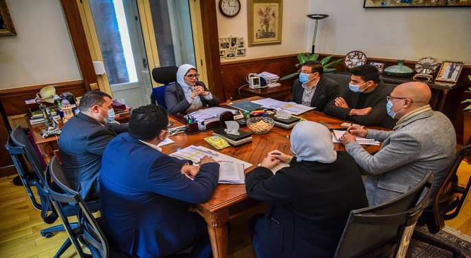 وزيرة الصحة تتابع مستجدات مشروع تطوير مستشفيات الحميات والصدر