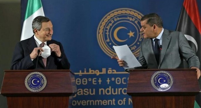 خلال مؤتمر صحفي مع الدبيبة.. رئيس الوزراء الإيطالي: سندعم ليبيا أمنيا للحد من تدفقات المهاجرين