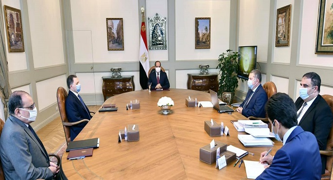 الرئيس السيسي يوجه بترسيخ نهج الدولة بحسن إدارة ما تملكه من موارد وأراضي ومنشآت كاستراتيجية ثابتة للدولة