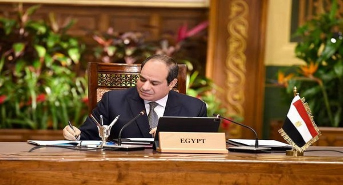 الرئيس السيسي يوقع على قرارات جمهورية