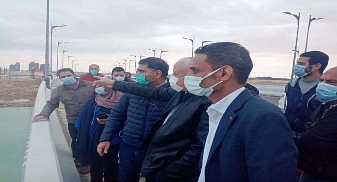 بالصور.. مسئولو الإسكان يتفقدون الأبراج الشاطئية وعمارات “الداون تاون” بمدينة العلمين الجديدة