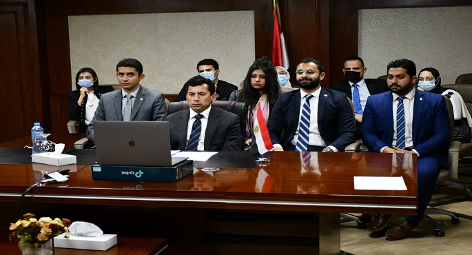 بالصور .. وزير الشباب يفتتح جلسة المنطقة العربية بمنتدي شباب المجلس الاقتصادي الاجتماعي للامم المتحدة “ECOSOC”