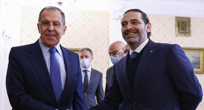 الحريري يلتقي لافروف خلال زيارته إلى موسكو