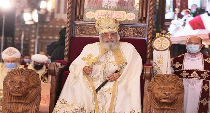 البابا تواضروس الثاني يترأس قداس عيد القيامة المجيد بالكاتدرائية المرقسية