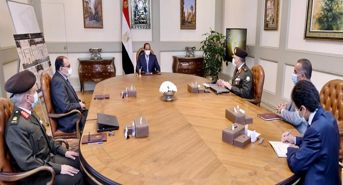 الرئيس السيسي يوجه بتطوير وتوسعة محور كوبري 6 أكتوبر