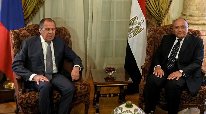 وزير خارجية روسيا يزور القاهرة ويجري مباحثات مع سامح شكرى يعقبها مؤتمر صحفي