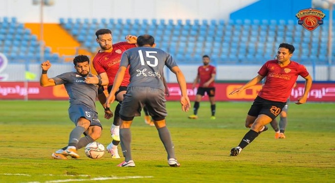 الإنتاج الحربي يتعادل مع سيراميكا كليوباترا ويظل في قاع الدوري