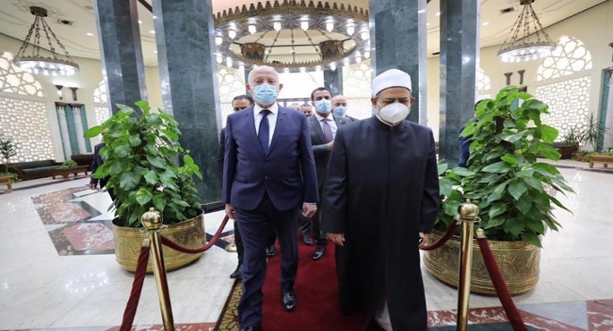 بالصور .. شيخ الأزهر: زيارة الرئيس التونسي للأزهر امتداد للتاريخ الطويل والعريق من العلاقات